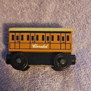Vintage Clarabel Wooden Train Car Toy From Thomas The Tank Engine